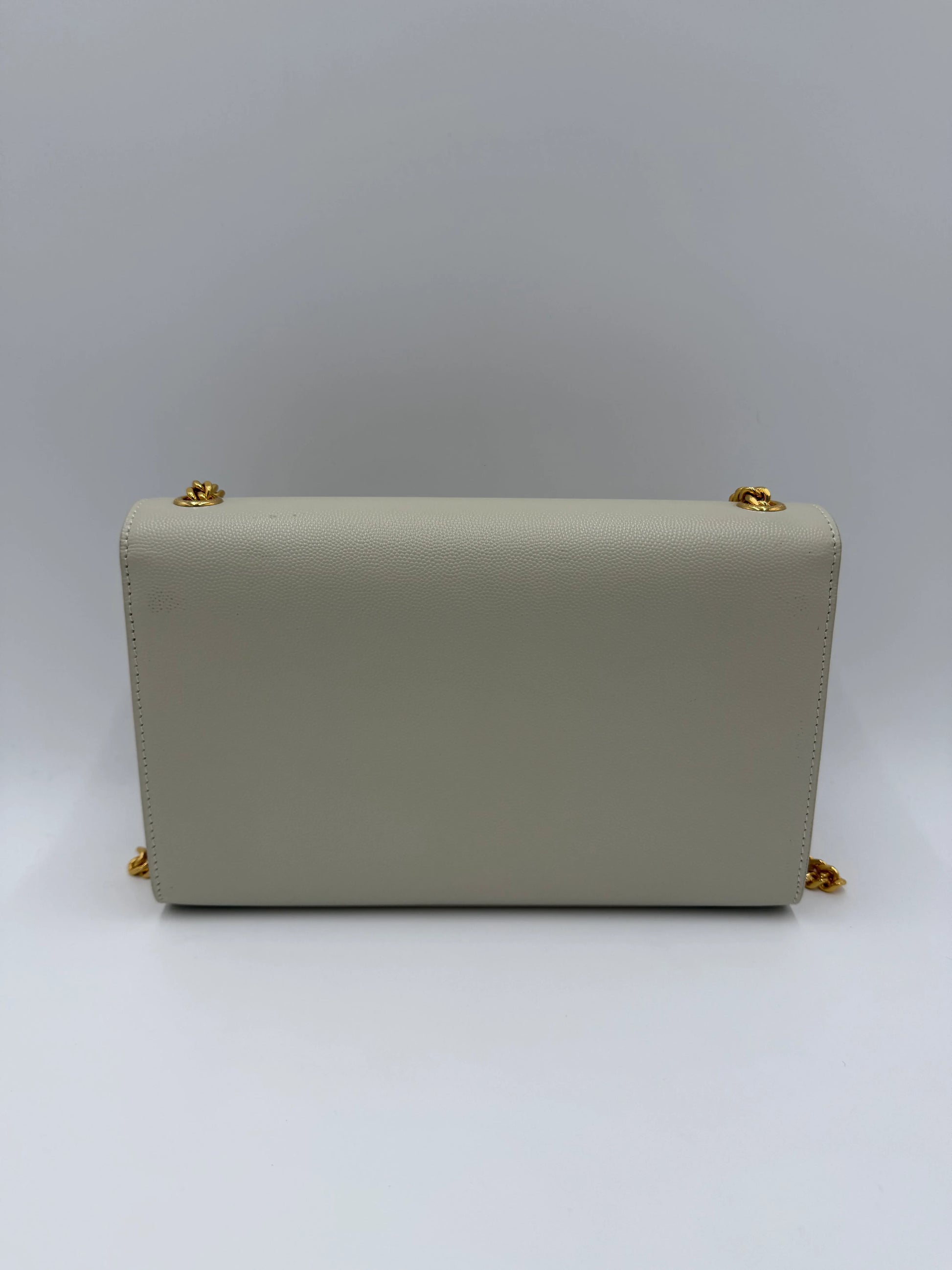 Saint-Laurent-Borsa-Kate-Medium-con-Nappa-Pelle-Grain-de-Poudre-Avorio-70265908461892 - Pally Vintage Closet