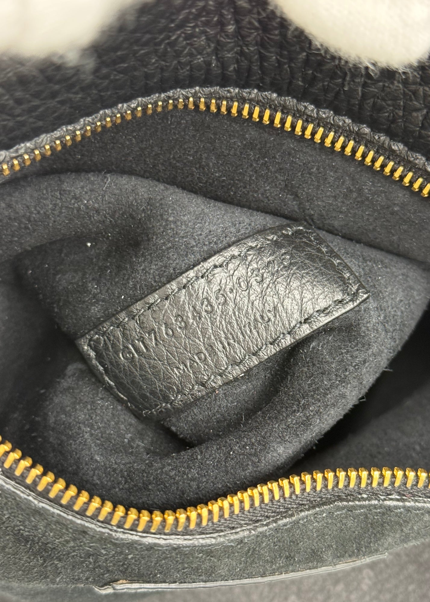 Saint Laurent Borsa Le 5 à 7 Bea in Pelle Martellata Nera