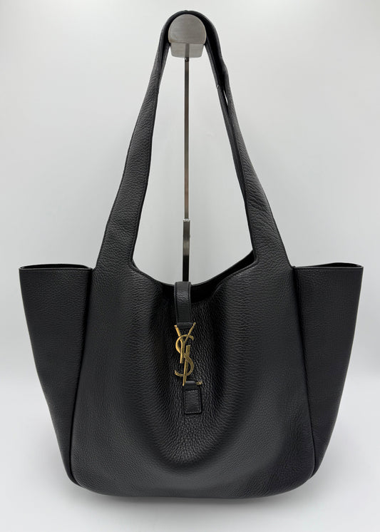 Saint Laurent Borsa Le 5 à 7 Bea in Pelle Martellata Nera