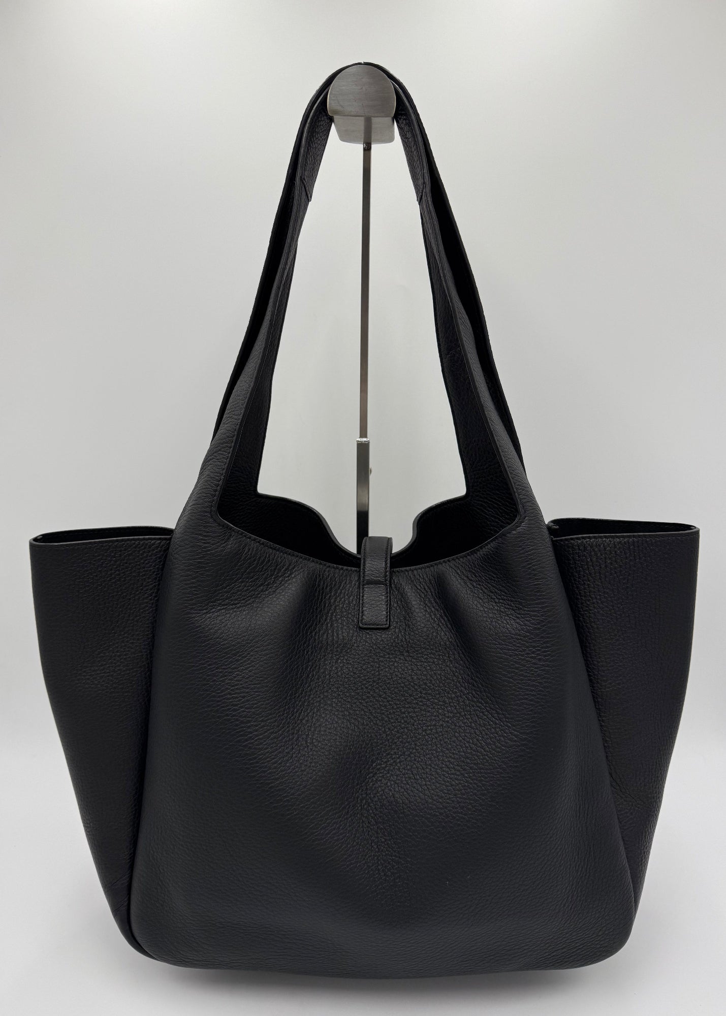 Saint Laurent Borsa Le 5 à 7 Bea in Pelle Martellata Nera