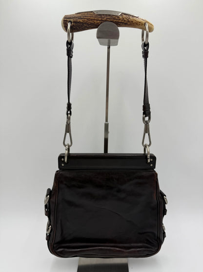 Saint-Laurent-Borsa-Mombasa-in-Pelle-Marrone-Scuro-67907768484164 - Pally Vintage Closet