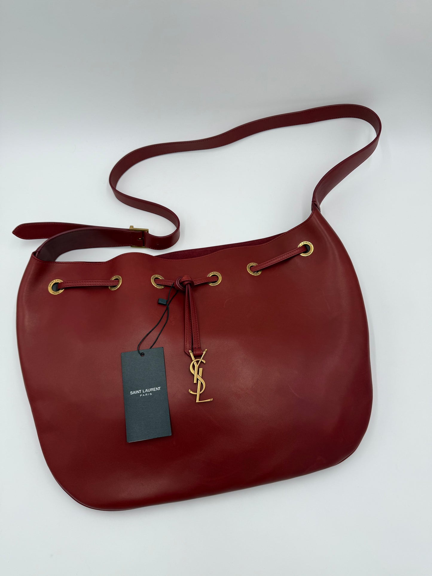 Saint Laurent Borsa Paris VII Secchiello Bordeaux - Pally Vintage Closet