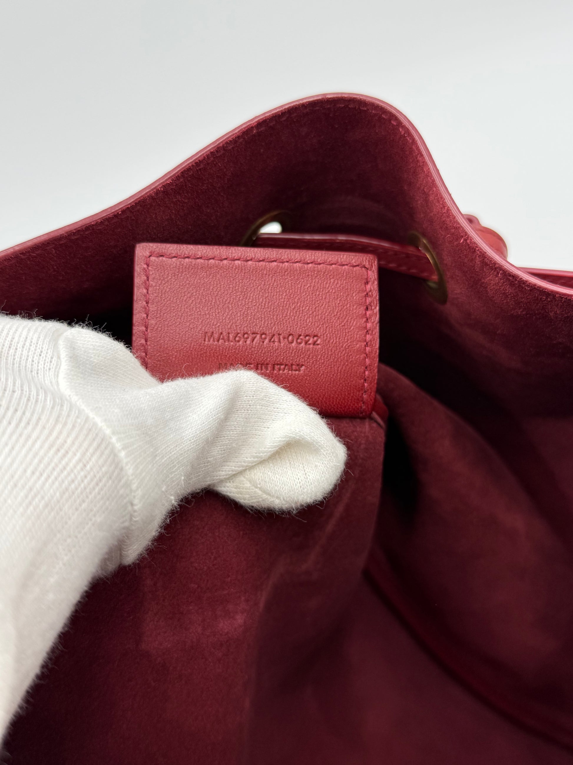 Saint Laurent Borsa Paris VII Secchiello Bordeaux - Pally Vintage Closet