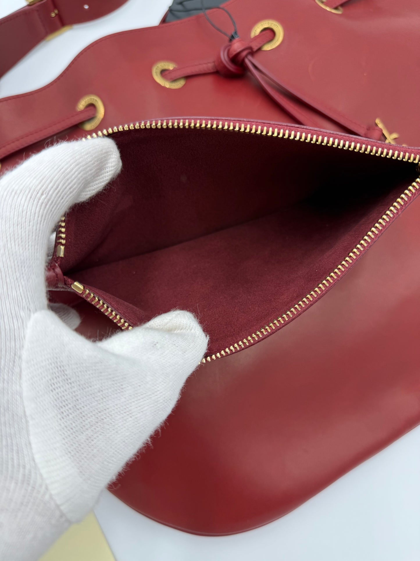 Saint Laurent Borsa Paris VII Secchiello Bordeaux - Pally Vintage Closet