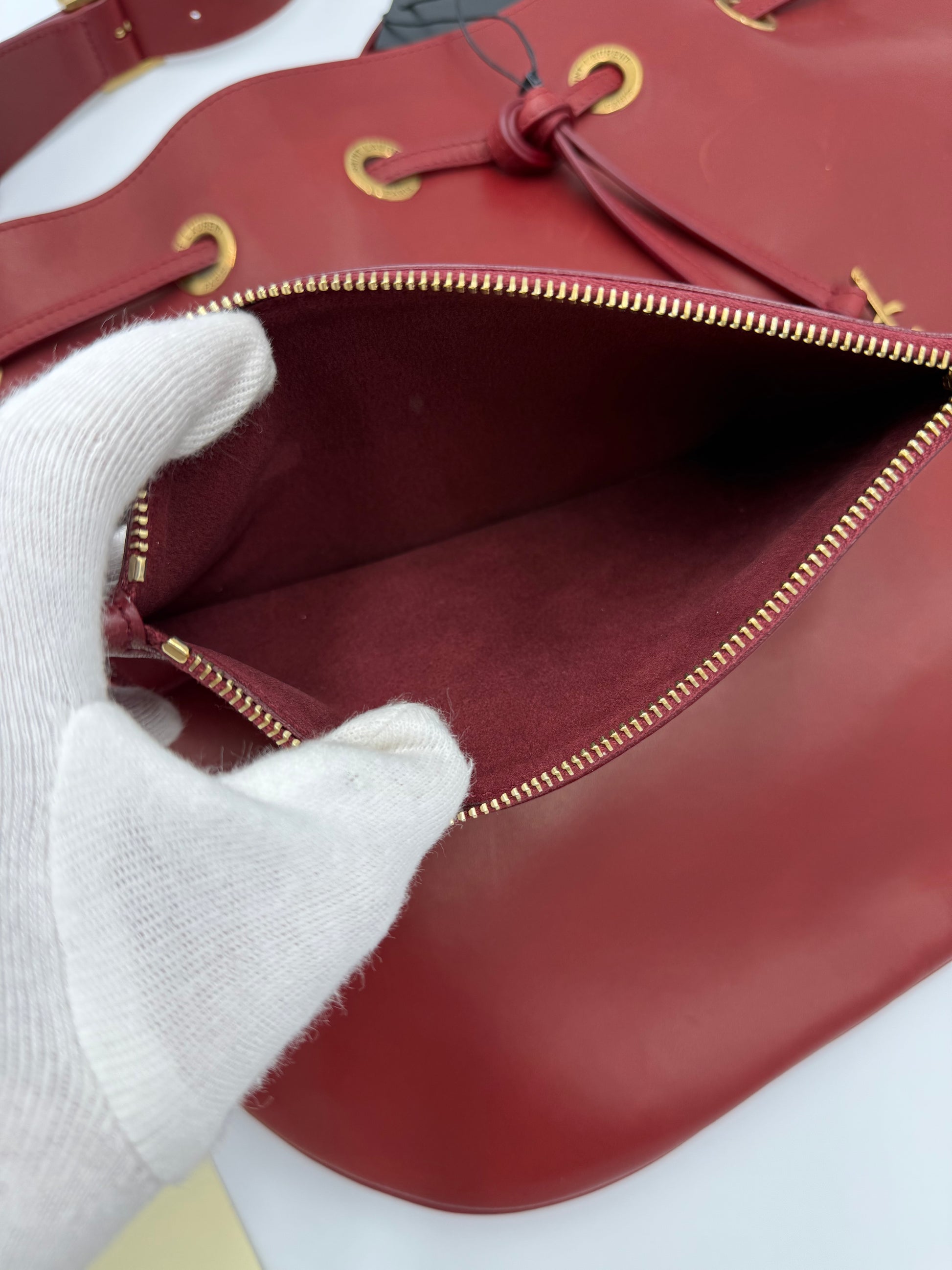 Saint Laurent Borsa Paris VII Secchiello Bordeaux - Pally Vintage Closet