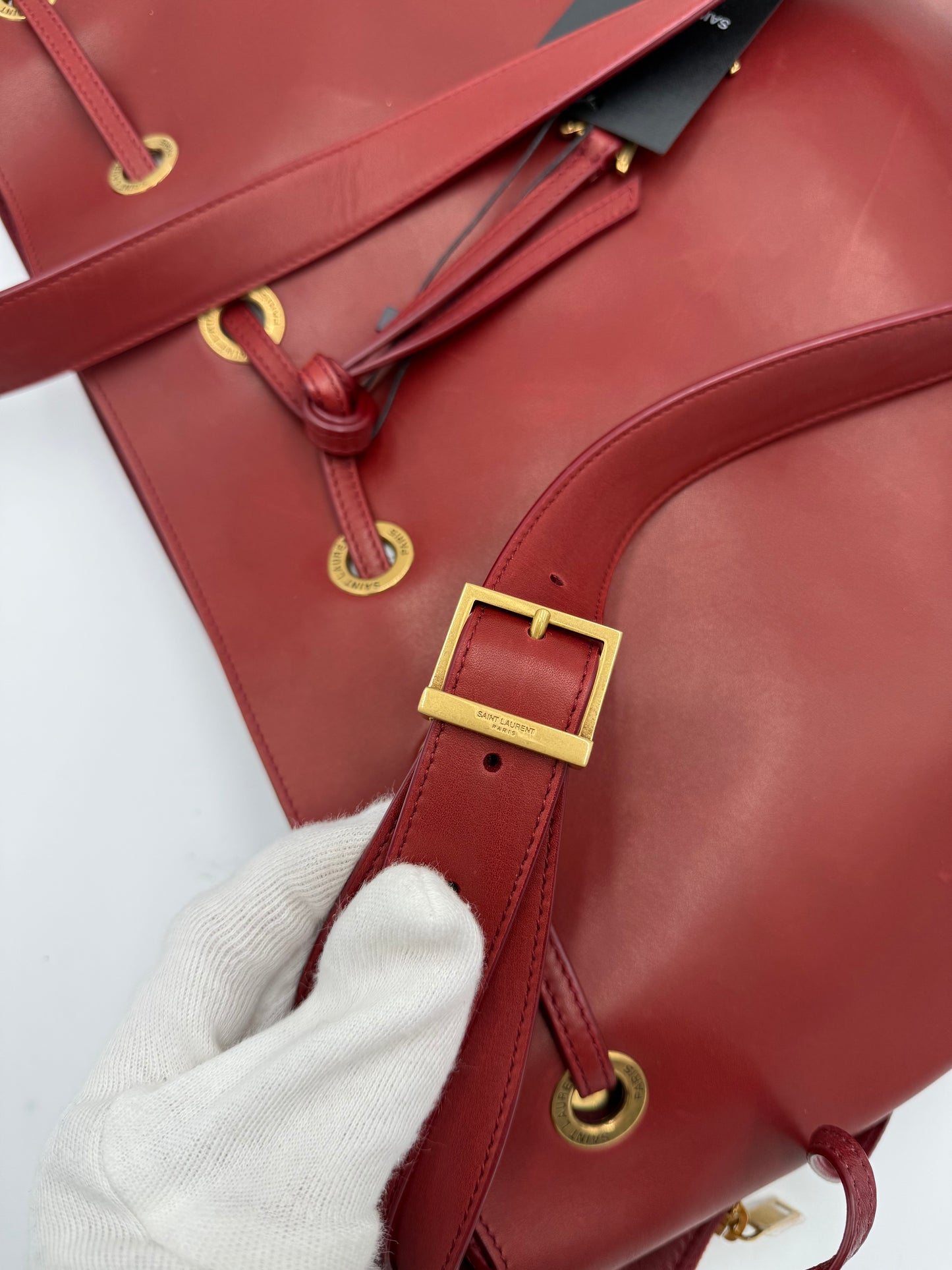 Saint Laurent Borsa Paris VII Secchiello Bordeaux - Pally Vintage Closet