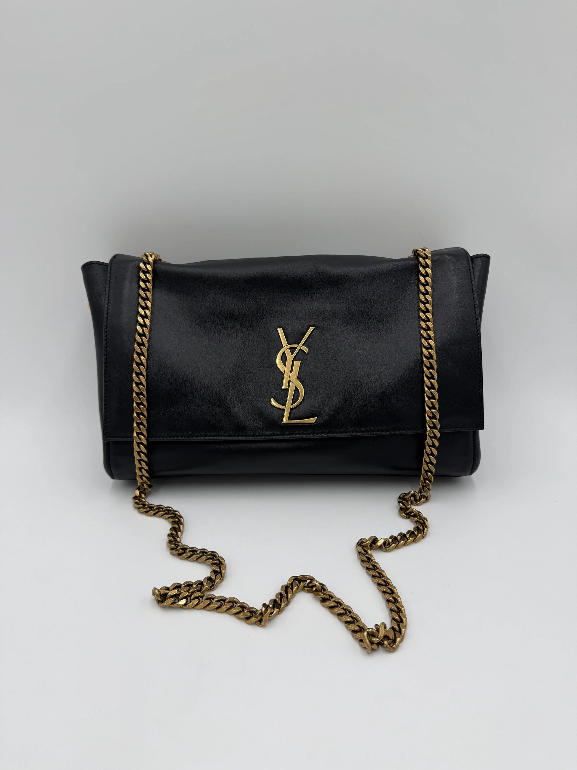 Saint-Laurent-Borsa-Reversible-Jamie-in-Pelle-e-Suede-Nero-70265912820036 - Pally Vintage Closet
