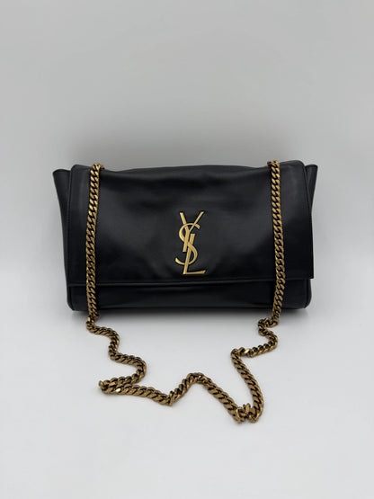 Saint-Laurent-Borsa-Reversible-Jamie-in-Pelle-e-Suede-Nero-70265912820036 - Pally Vintage Closet
