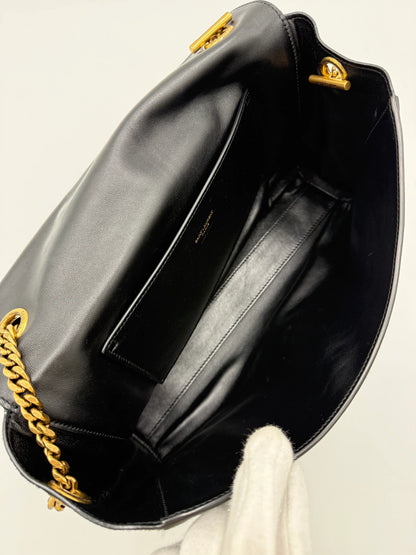 Saint-Laurent-Borsa-Reversible-Jamie-in-Pelle-e-Suede-Nero-70265912918340 - Pally Vintage Closet