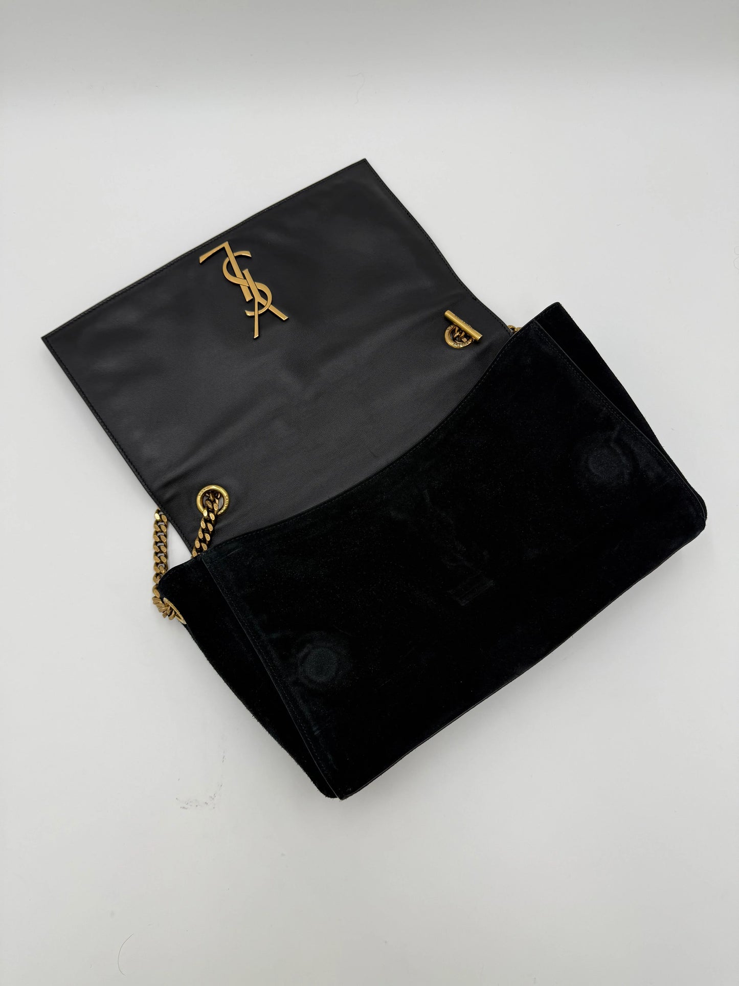 Saint-Laurent-Borsa-Reversible-Jamie-in-Pelle-e-Suede-Nero-70265912951108 - Pally Vintage Closet