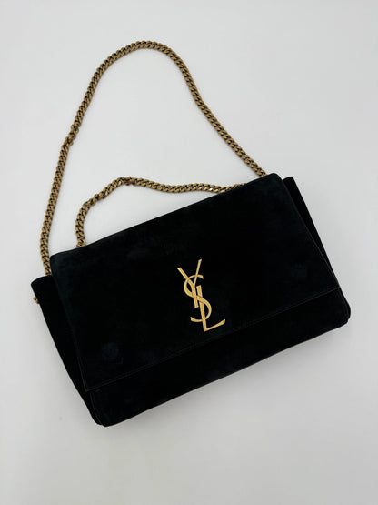 Saint-Laurent-Borsa-Reversible-Jamie-in-Pelle-e-Suede-Nero-70265913180484 - Pally Vintage Closet