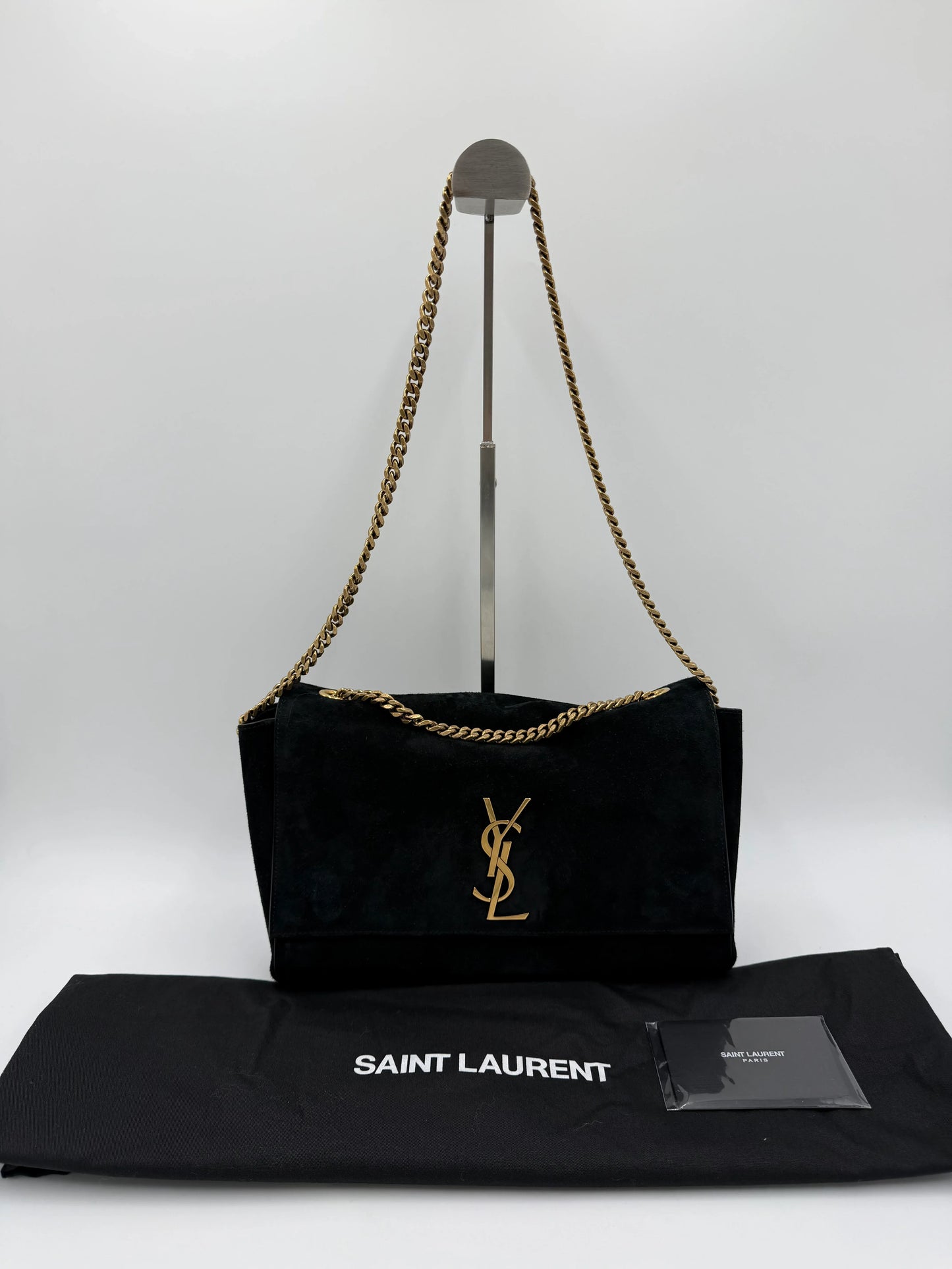 Saint-Laurent-Borsa-Reversible-Jamie-in-Pelle-e-Suede-Nero-70265913246020 - Pally Vintage Closet