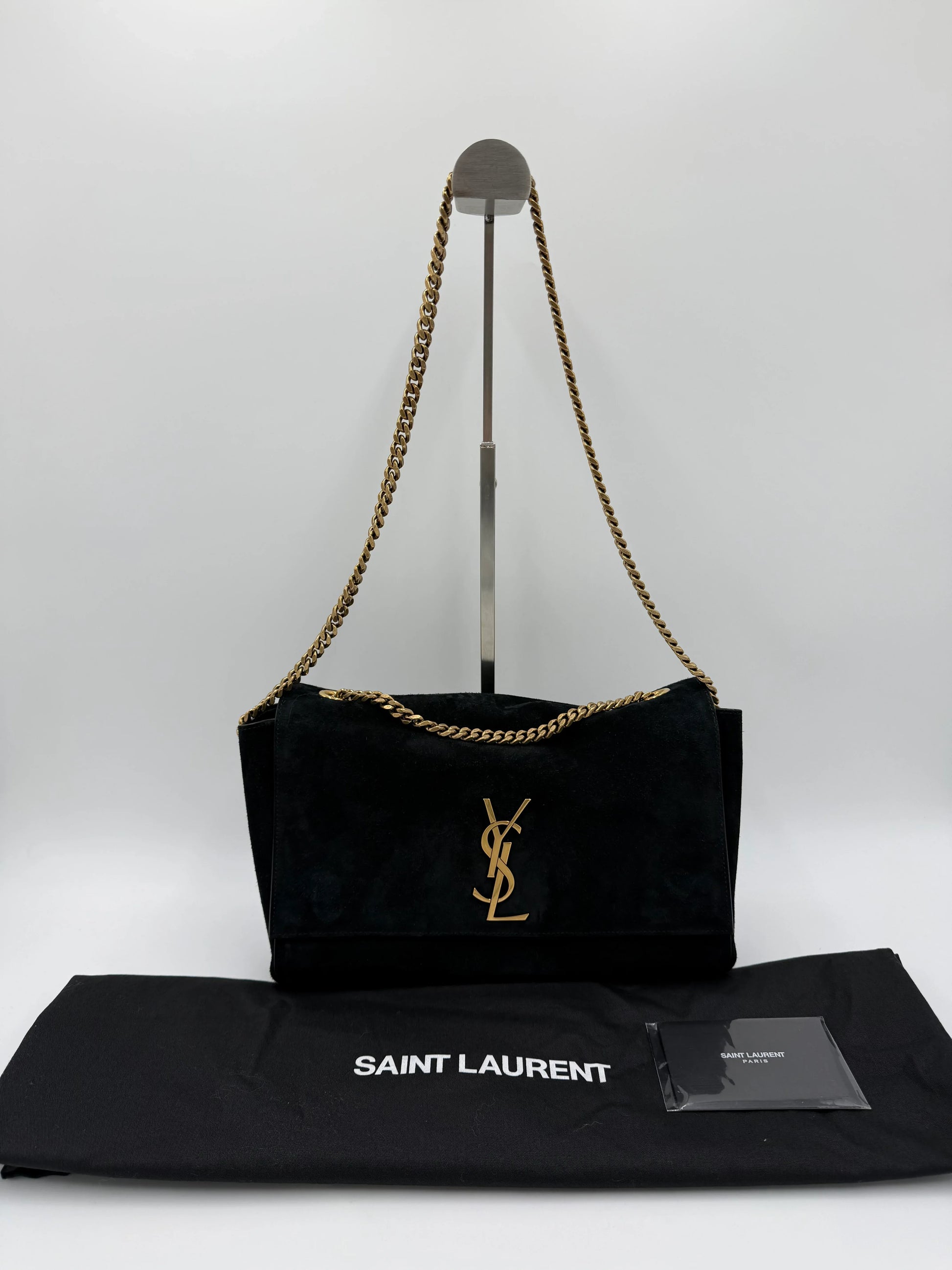 Saint-Laurent-Borsa-Reversible-Jamie-in-Pelle-e-Suede-Nero-70265913246020 - Pally Vintage Closet