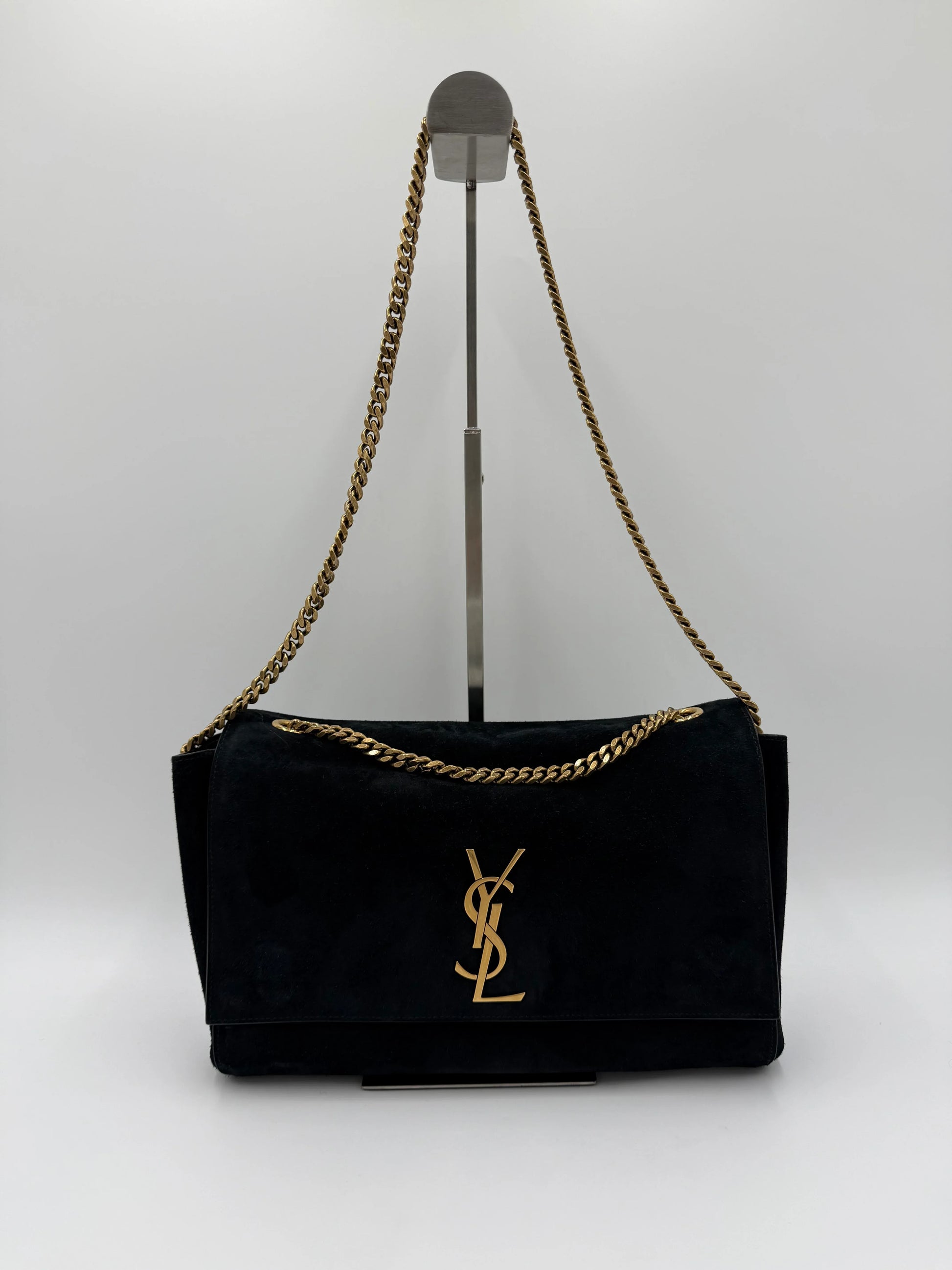 Saint-Laurent-Borsa-Reversible-Jamie-in-Pelle-e-Suede-Nero-70265913278788 - Pally Vintage Closet
