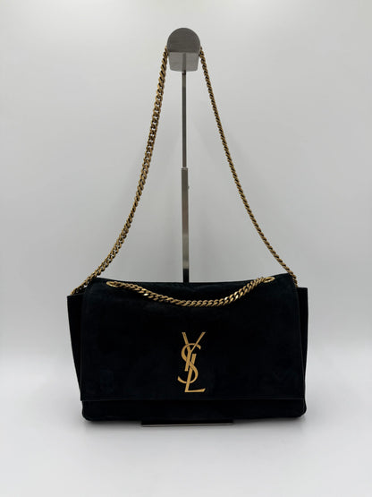 Saint-Laurent-Borsa-Reversible-Jamie-in-Pelle-e-Suede-Nero-70265913278788 - Pally Vintage Closet