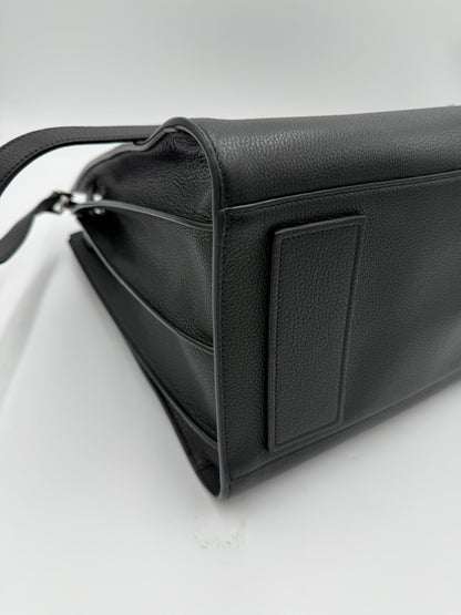 Saint Laurent Borsa Sac de Jour Large in Pelle Martellata Nera - Pally Vintage Closet