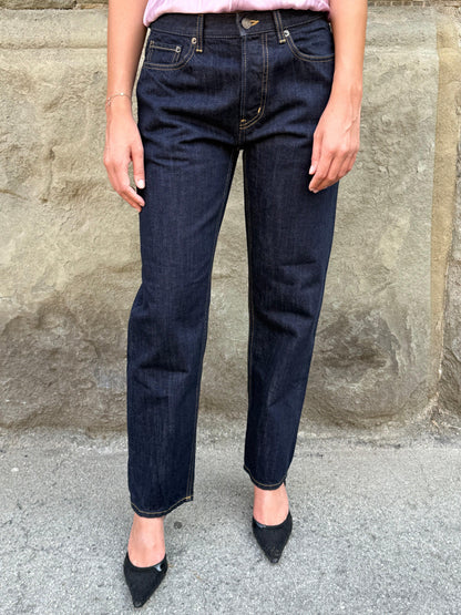 Saint Laurent Jeans Dritti "90's" in Denim Blu Scuro - Pally Vintage Closet