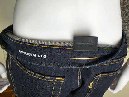 Saint Laurent Jeans Dritti "90's" in Denim Blu Scuro - Pally Vintage Closet