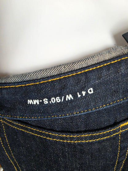 Saint Laurent Jeans Dritti "90's" in Denim Blu Scuro - Pally Vintage Closet