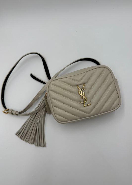 Saint Laurent Marsupio Lou Camera Crema