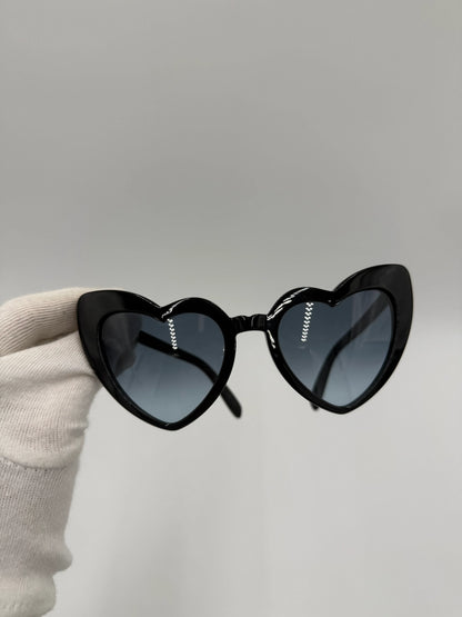 Saint-Laurent-Occhiali-da-Sole-SL-181-Loulou-a-Cuore-Nero-69306012041540 - Pally Vintage Closet