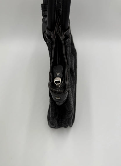 Salvatore-Ferragamo-Borsa-Vintage-Hobo-in-Pelle-Nera-67907781198148 - Pally Vintage Closet