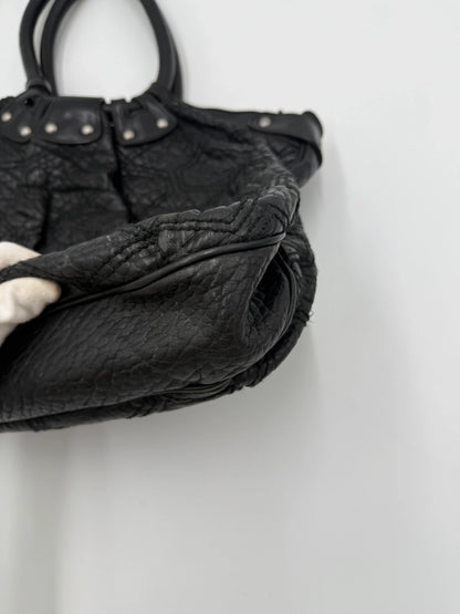 Salvatore-Ferragamo-Borsa-Vintage-Hobo-in-Pelle-Nera-67907781230916 - Pally Vintage Closet