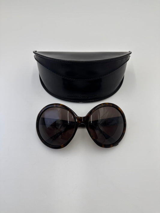 Salvatore Ferragamo Occhiali da Sole Vintage 2149 Oversize Tartarugato - Pally Vintage Closet
