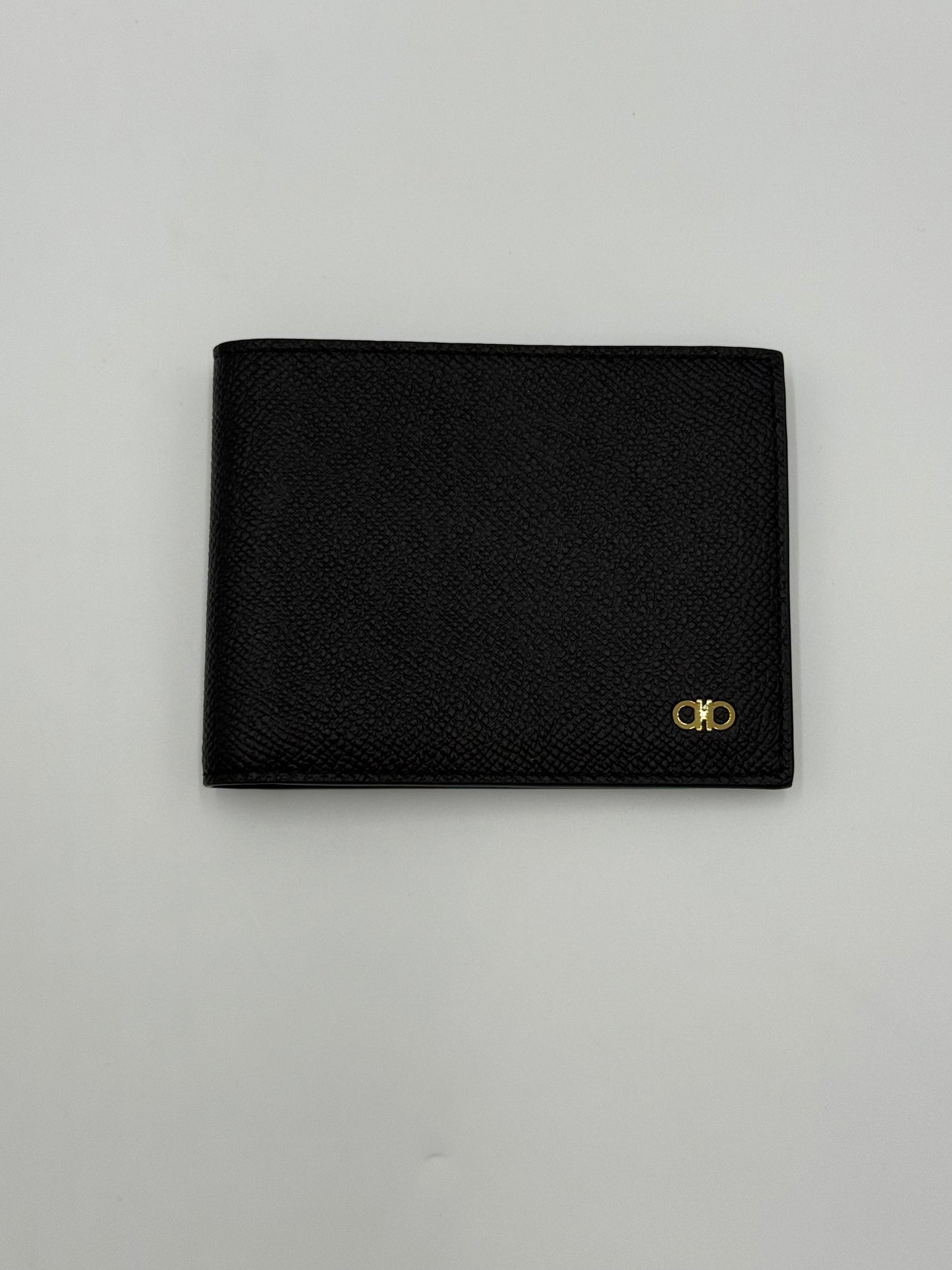 Salvatore Ferragamo Portafoglio Bi-Fold Gancini Nero - Pally Vintage Closet