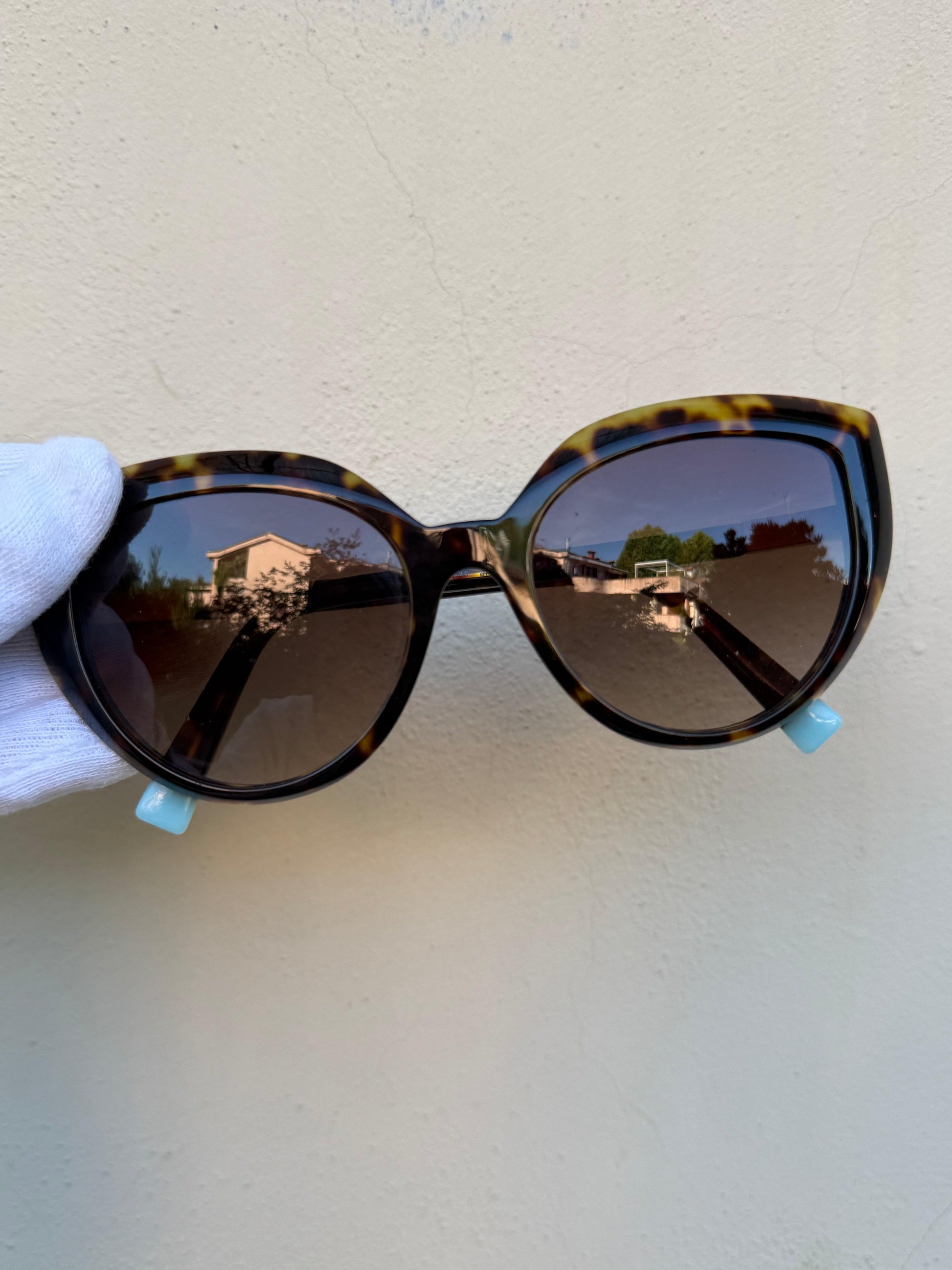 Tiffany & Co. Occhiali da Sole TF 4170 Cat-Eye Tartarugati - Pally Vintage Closet