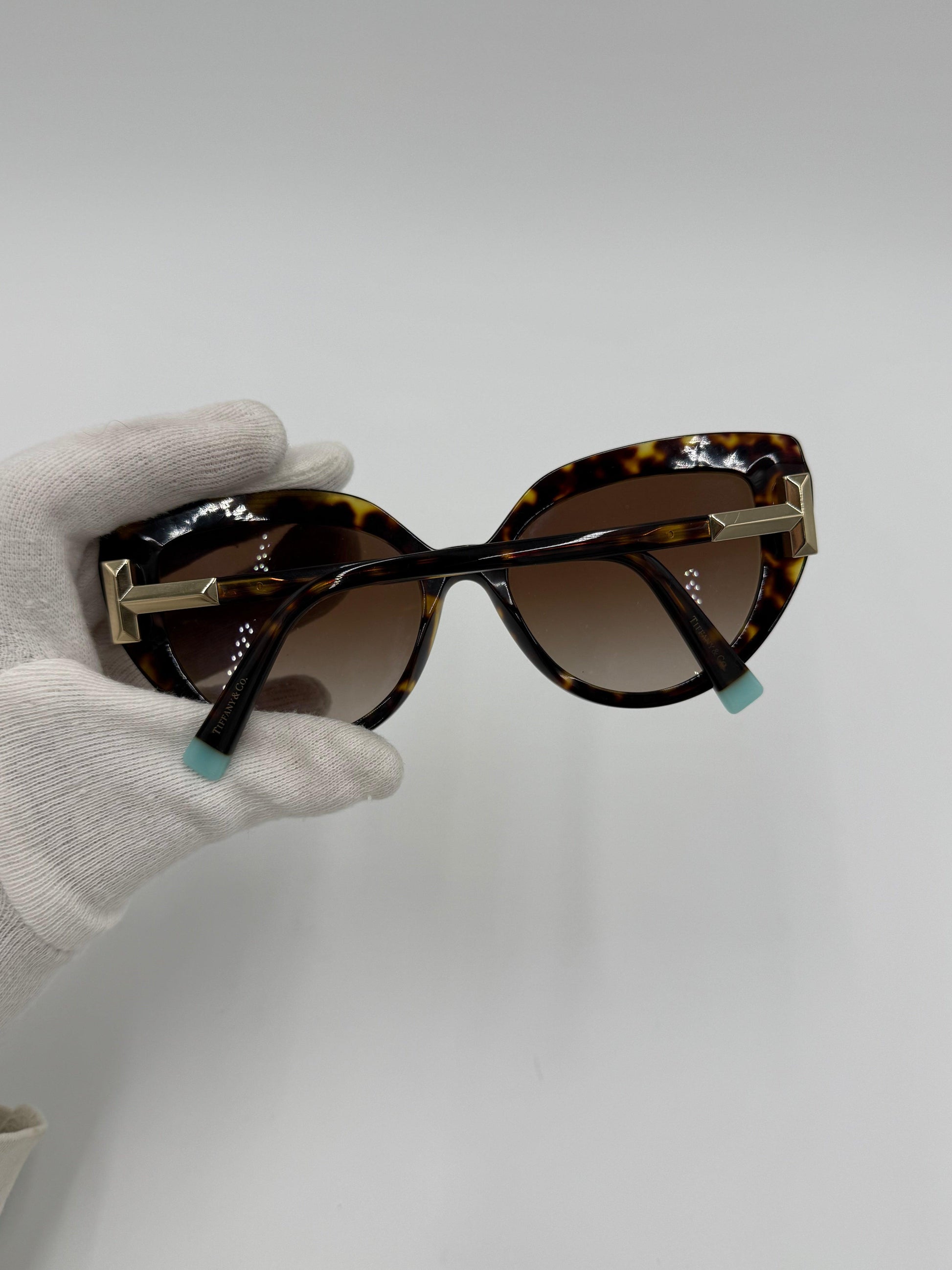Tiffany & Co. Occhiali da Sole TF 4170 Cat-Eye Tartarugati - Pally Vintage Closet