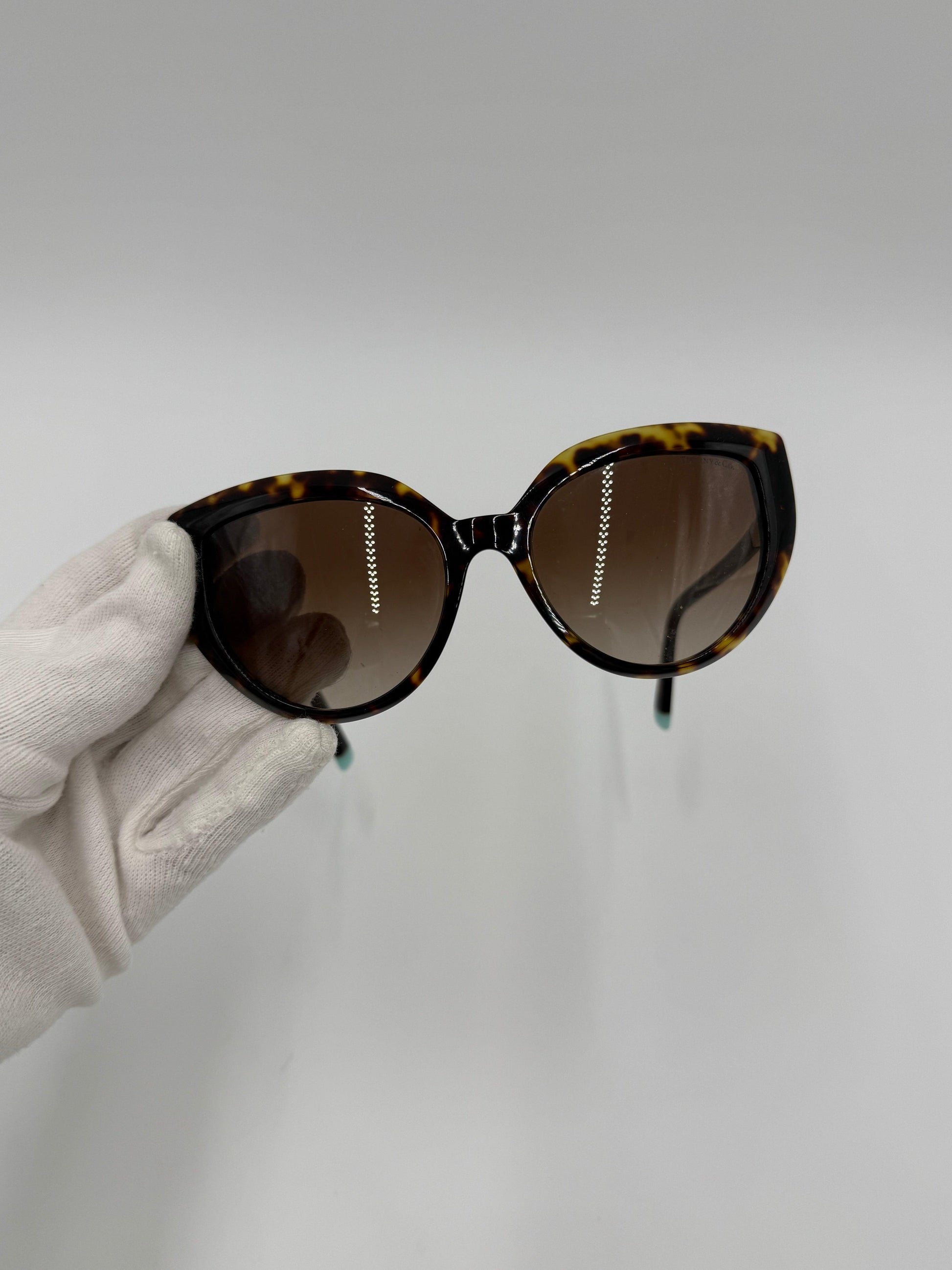 Tiffany & Co. Occhiali da Sole TF 4170 Cat-Eye Tartarugati - Pally Vintage Closet