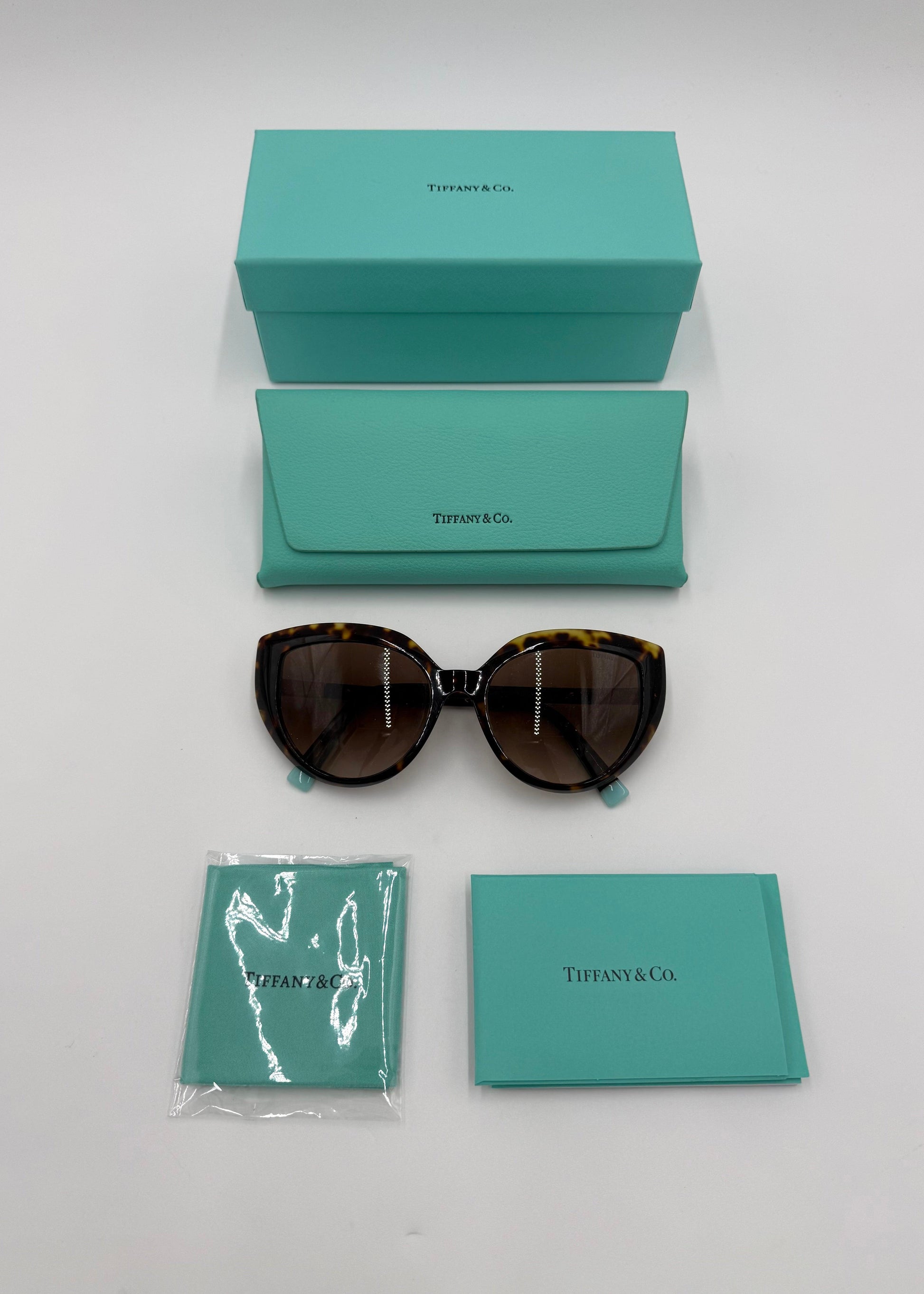 Tiffany & Co. Occhiali da Sole TF 4170 Cat-Eye Tartarugati - Pally Vintage Closet