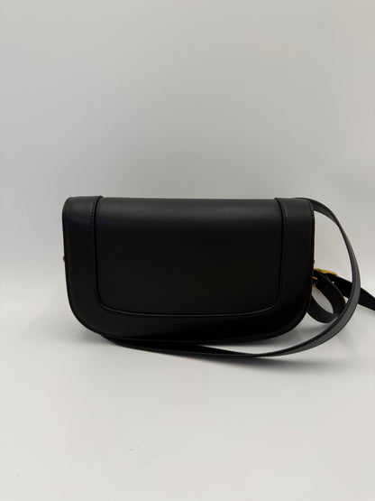 Valentino Garavan Borsa a Tracolla Supervee con VLogo in Pelle Nera - Pally Vintage Closet