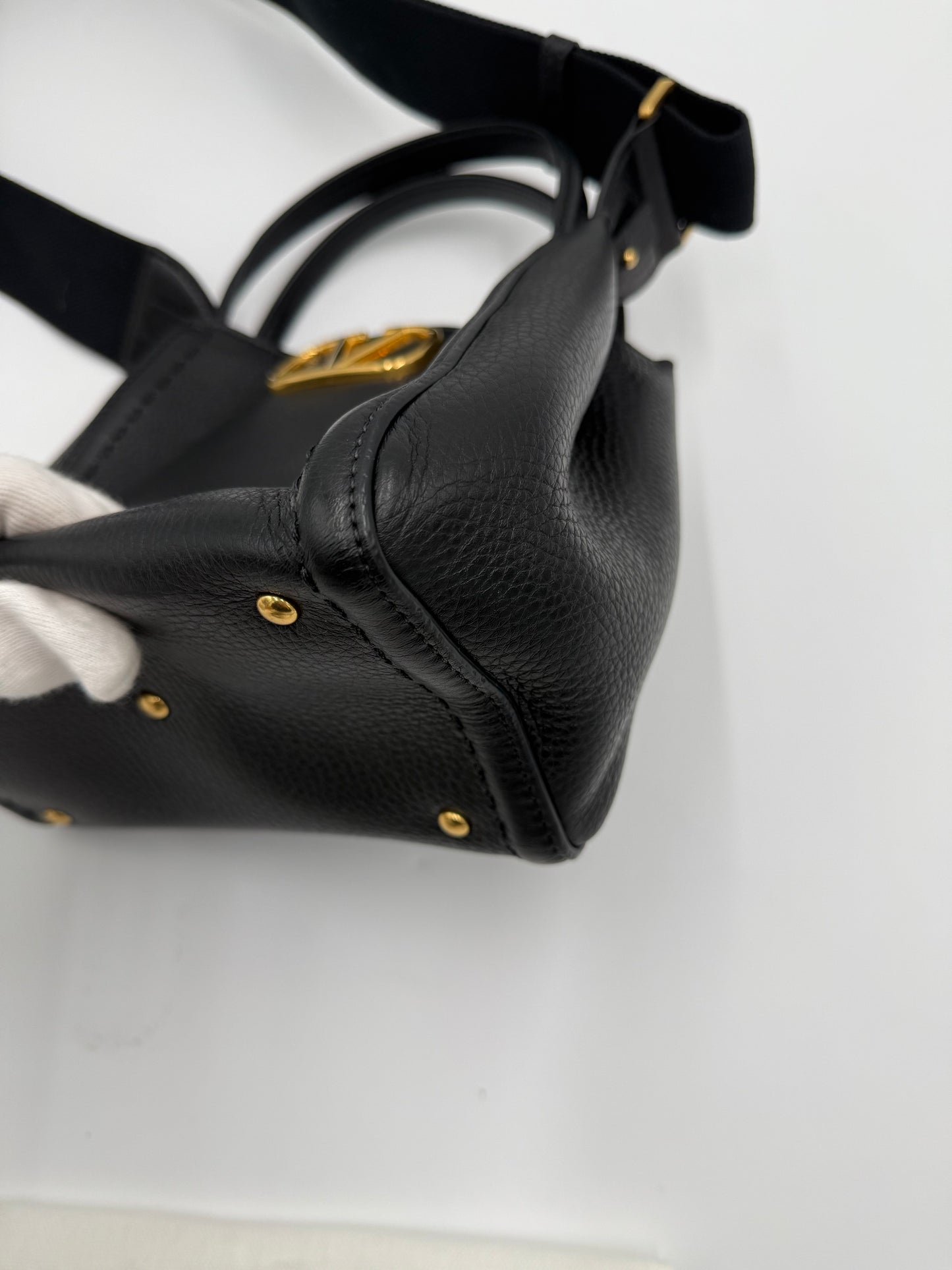 Valentino Garavani Borsa All Time Mini Tote in Pelle Nera - Pally Vintage Closet