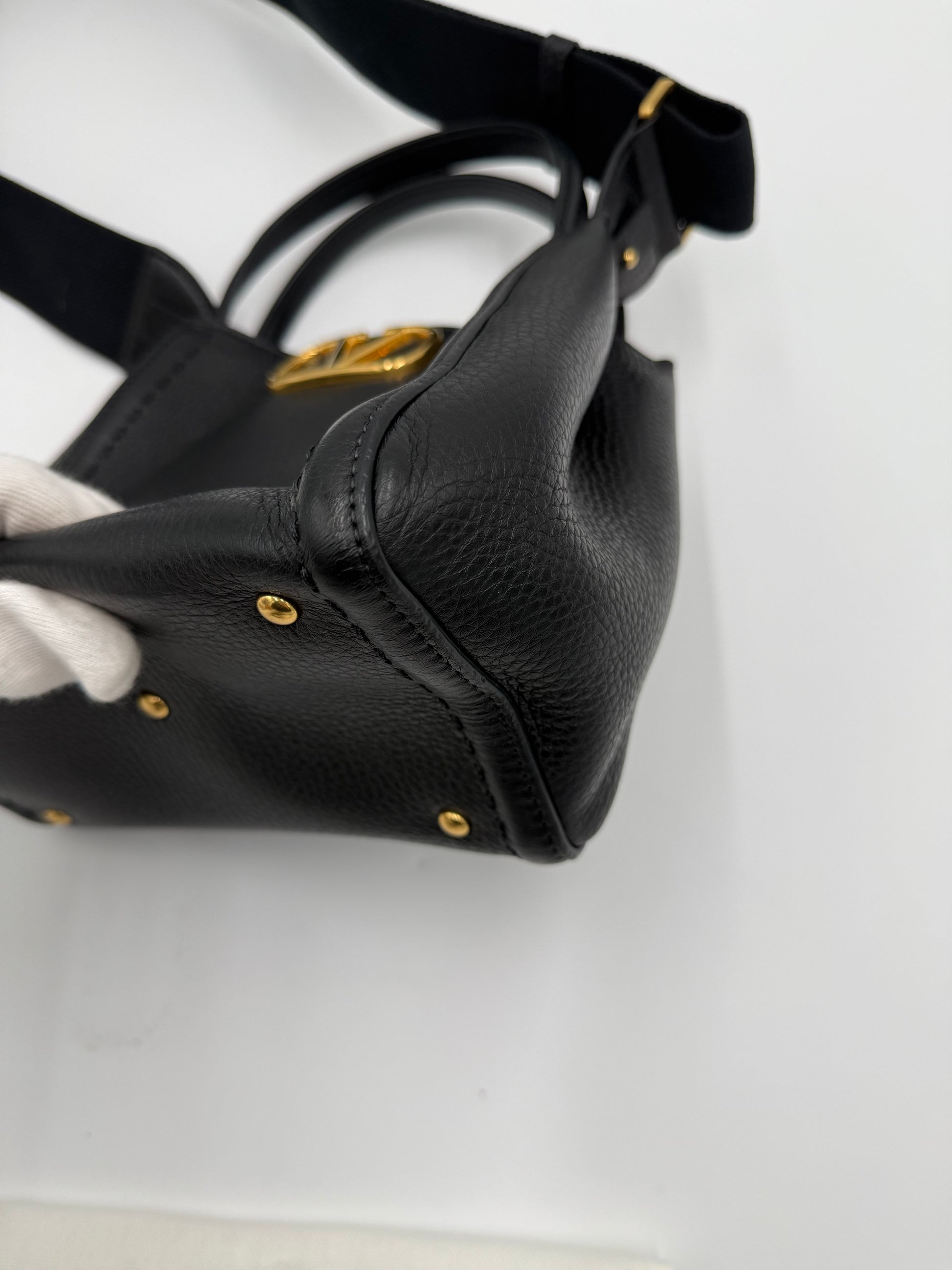 Valentino Garavani Borsa All Time Mini Tote in Pelle Nera - Pally Vintage Closet