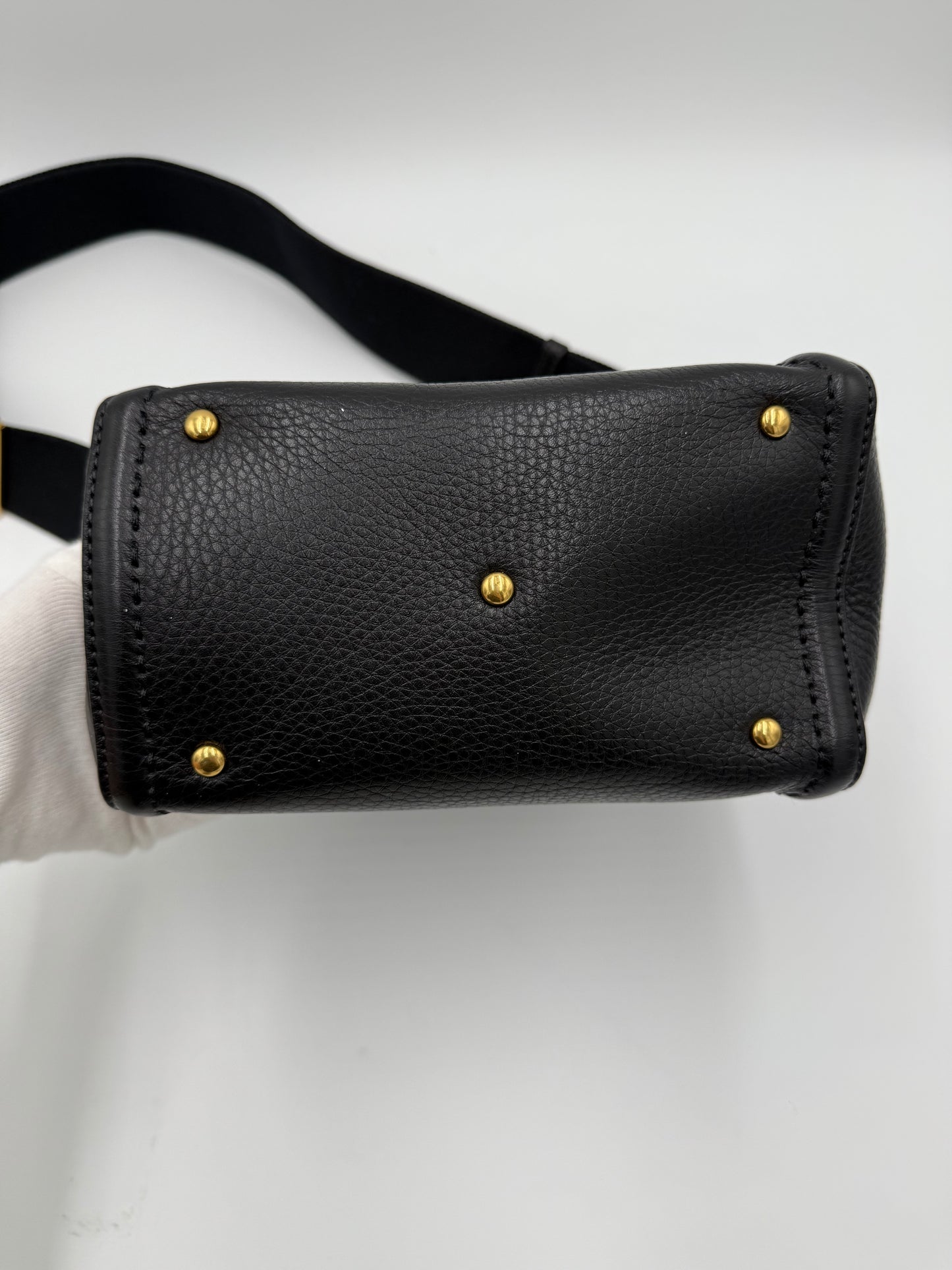 Valentino Garavani Borsa All Time Mini Tote in Pelle Nera - Pally Vintage Closet