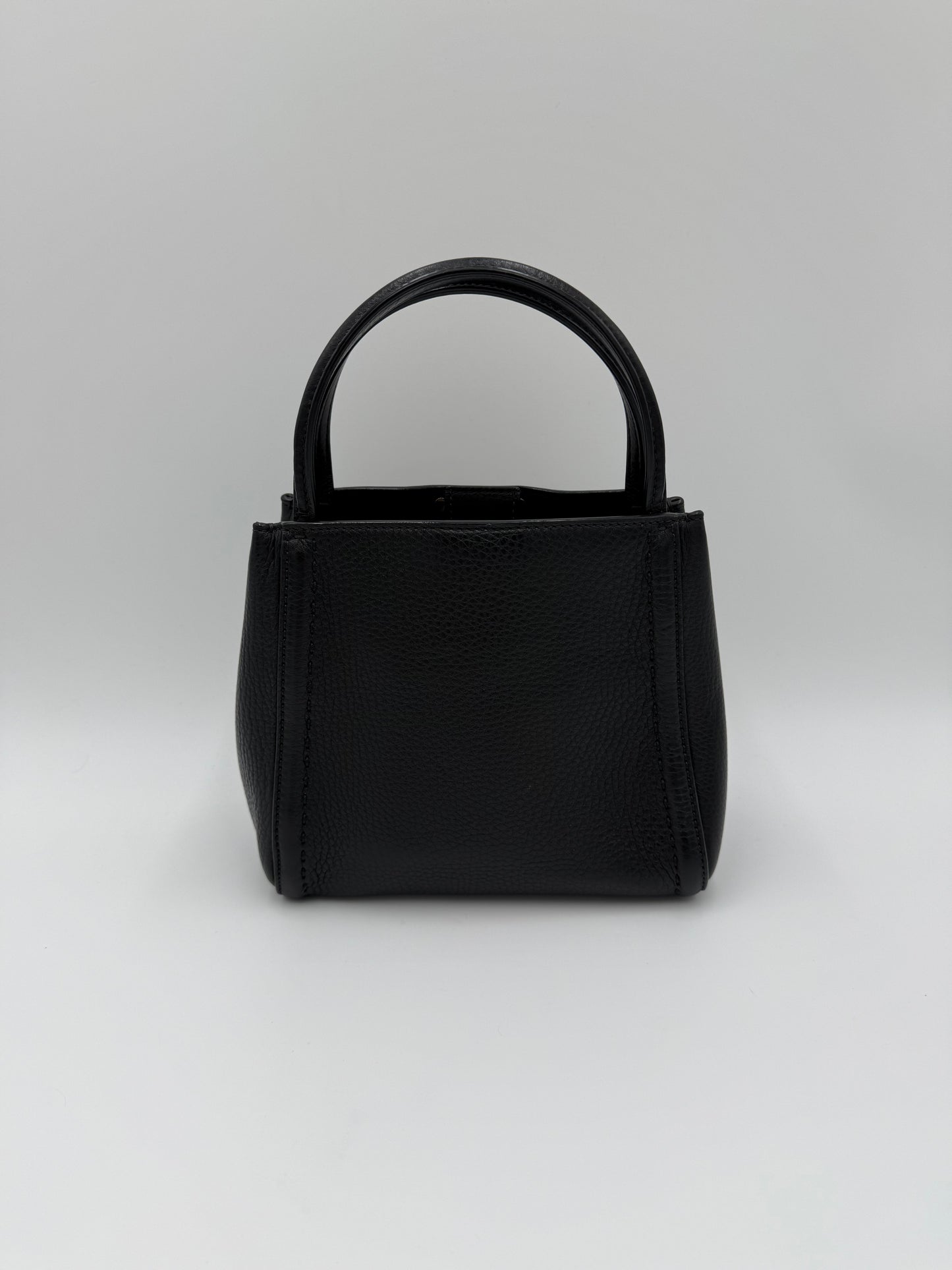 Valentino Garavani Borsa All Time Mini Tote in Pelle Nera - Pally Vintage Closet