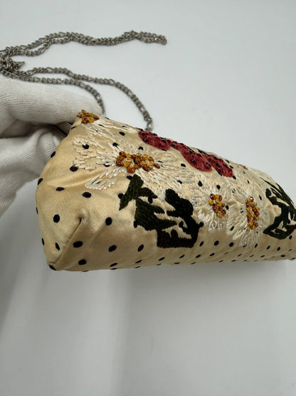 Valentino-Garavani-Borsa-Gioiello-Vintage-con-Ricami-Floreali-e-Ciliegie-Avorio-70314505437508 - Pally Vintage Closet