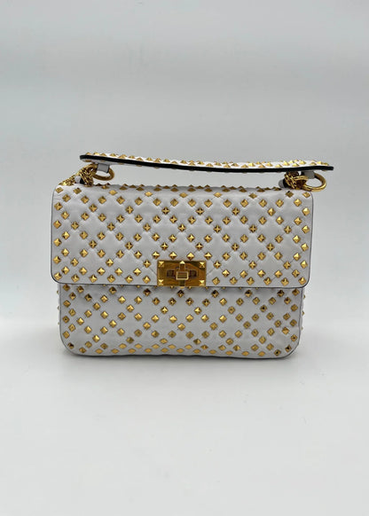 Valentino-Garavani-Borsa-Rockstud-Spike-Limited-Edition-Media-Bianca-64808858583364 - Pally Vintage Closet