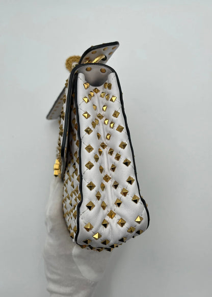 Valentino-Garavani-Borsa-Rockstud-Spike-Limited-Edition-Media-Bianca-64808858845508 - Pally Vintage Closet