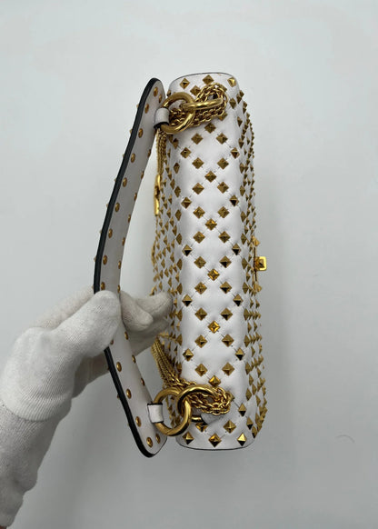Valentino-Garavani-Borsa-Rockstud-Spike-Limited-Edition-Media-Bianca-64808858911044 - Pally Vintage Closet