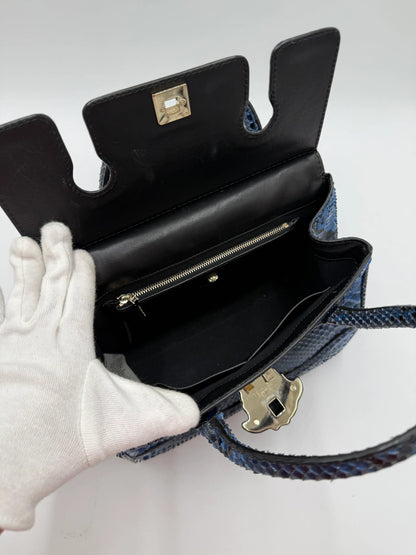 Versace-Borsa-a-Mano-Medusa-in-Pelle-Esotica-Blu-68618925801796 - Pally Vintage Closet