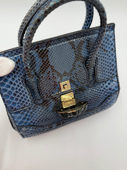 Versace-Borsa-a-Mano-Medusa-in-Pelle-Esotica-Blu-68618925834564 - Pally Vintage Closet