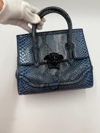 Versace-Borsa-a-Mano-Medusa-in-Pelle-Esotica-Blu-68618926063940 - Pally Vintage Closet