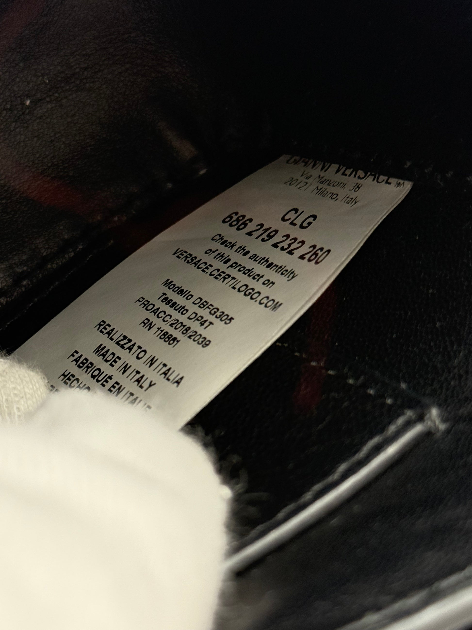 Versace Borsa a Tracolla Tribute Icon in Pelle Esotica Verde Neon - Pally Vintage Closet