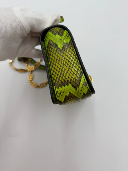 Versace-Borsa-a-Tracolla-Tribute-Icon-in-Pelle-Esotica-Verde-Neon-68618930356548 - Pally Vintage Closet