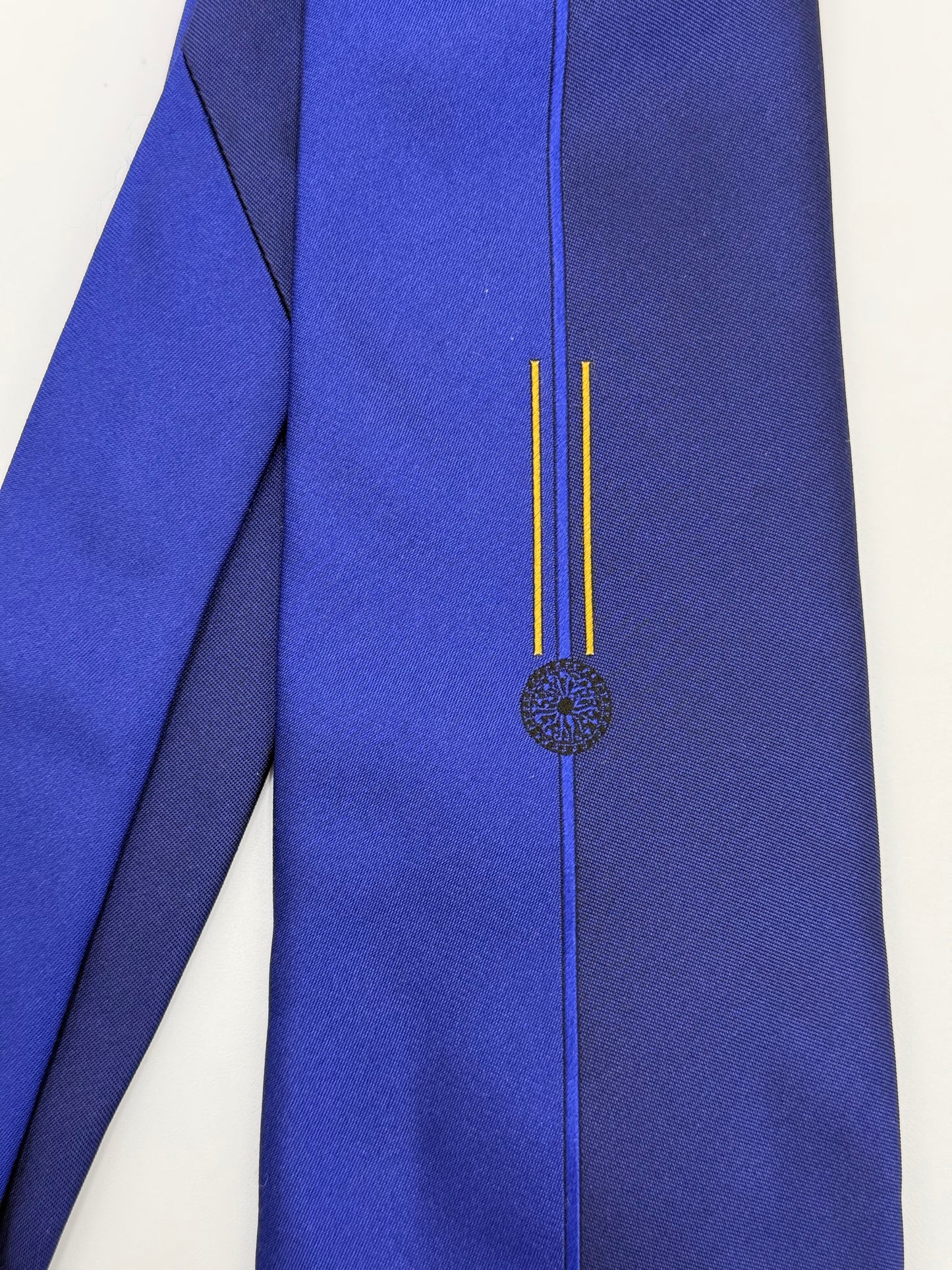 Versace Classic V2 Cravatta Vintage Blu Elettrico e Navy - Pally Vintage Closet