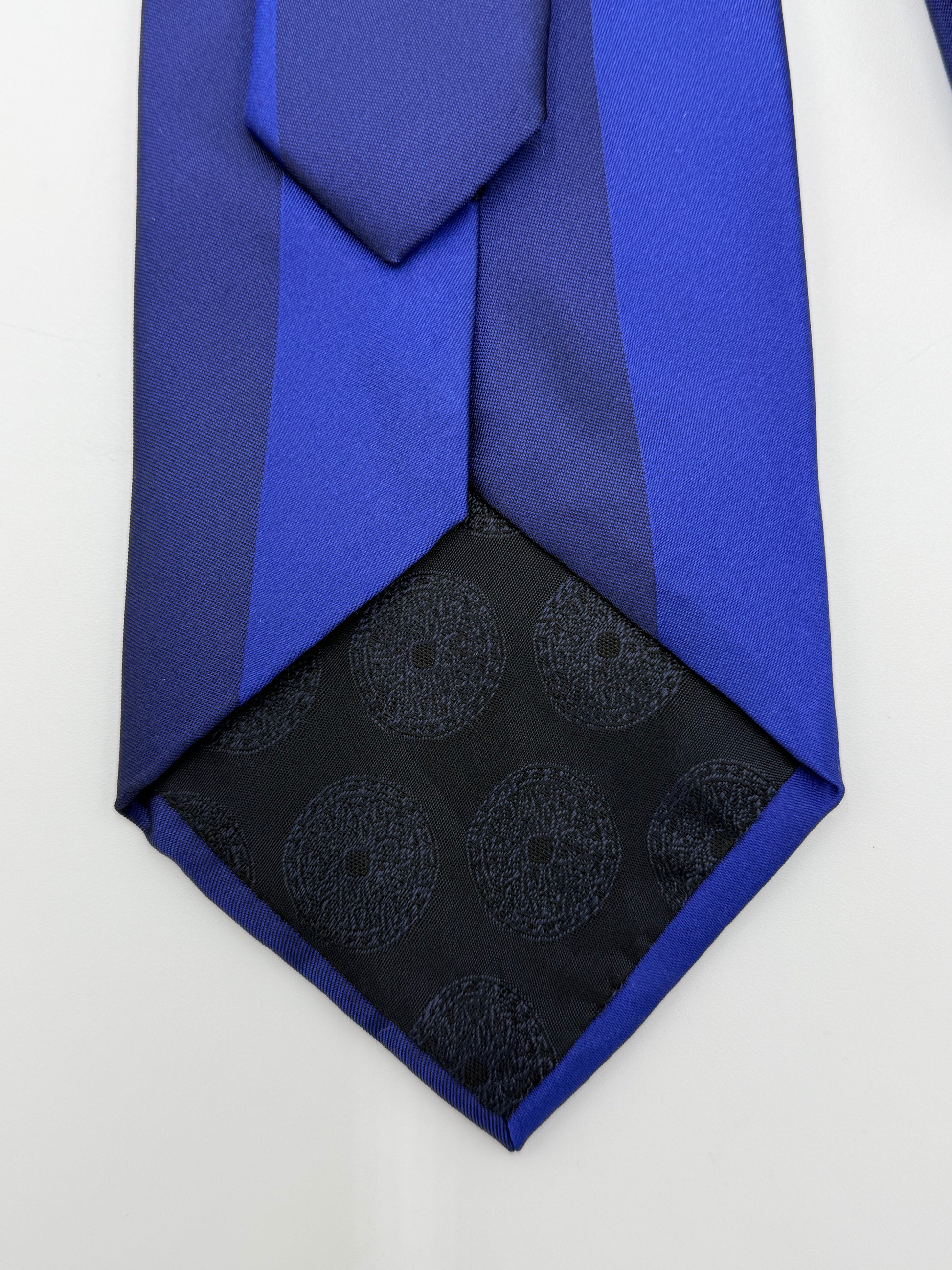 Versace Classic V2 Cravatta Vintage Blu Elettrico e Navy - Pally Vintage Closet