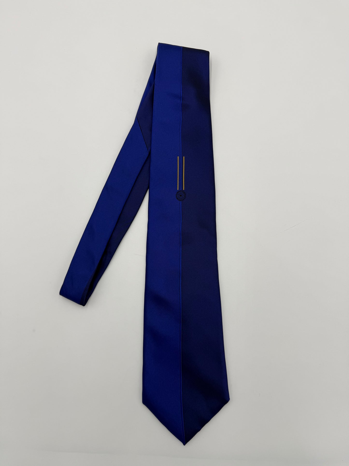 Versace Classic V2 Cravatta Vintage Blu Elettrico e Navy - Pally Vintage Closet